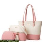 3 Pcs Women leather Bag