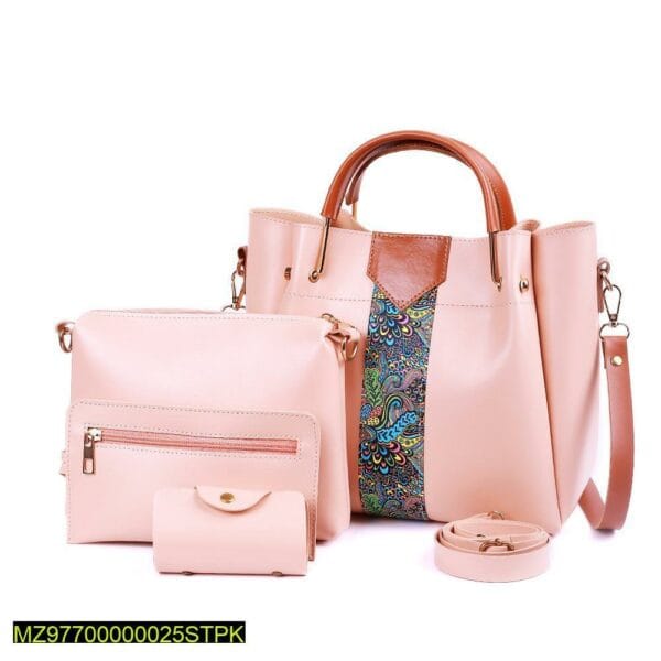 4 Pcs Women's Royal PU leather Shoulder Bag