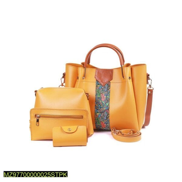 4 Pcs Women's Royal PU leather Shoulder Bag