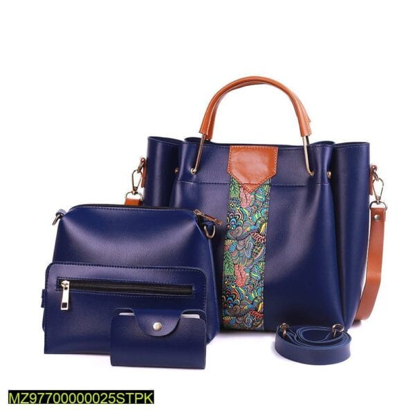 4 Pcs Women's Royal PU leather Shoulder Bag