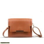 X-Blaze Brown PU Leather Shoulder Bag