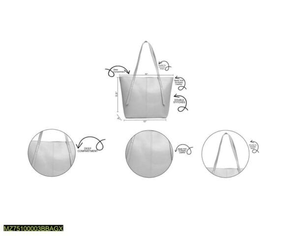 Nova PU leather Casual Shoulder Bag - Image 4