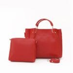 2 Pcs Berry Leather Bag