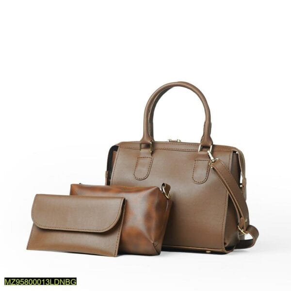 3 Pcs London Olive Brown Bag - Image 2