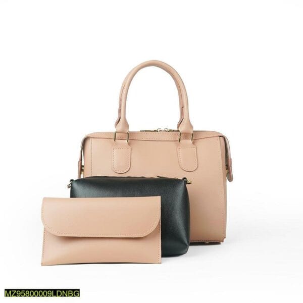 3 Pcs London Olive Pink Bag - Image 3