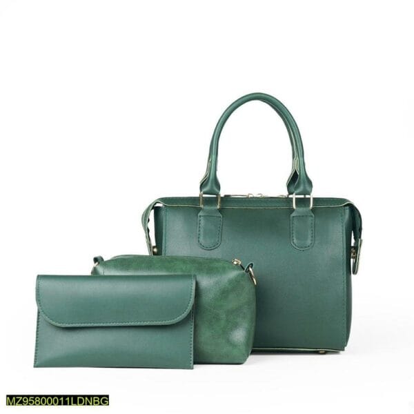 3 Pcs London Olive Green Bag - Image 3