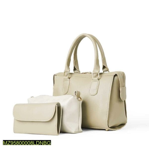 3 Pcs London Olive White Bag - Image 2