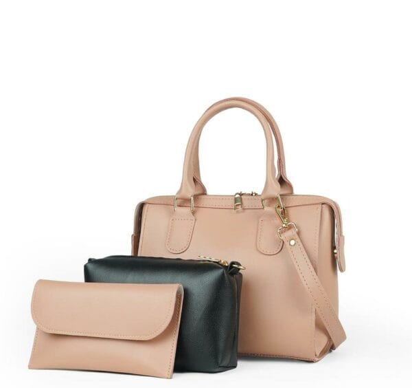 3 Pcs London Olive Pink Bag