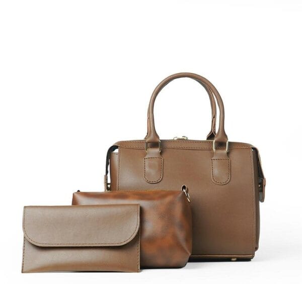 3 Pcs London Olive Brown Bag