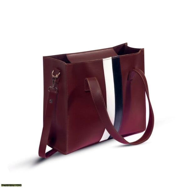 X-Baku Shoulder Bag Maroon - Image 6