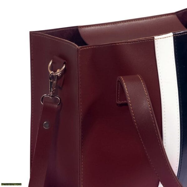 X-Baku Shoulder Bag Maroon - Image 5