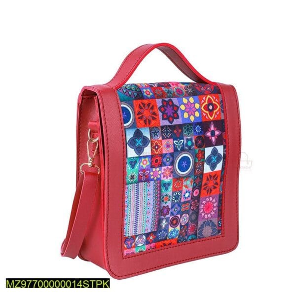 New Stylish Cross Body Bag Red - Image 3