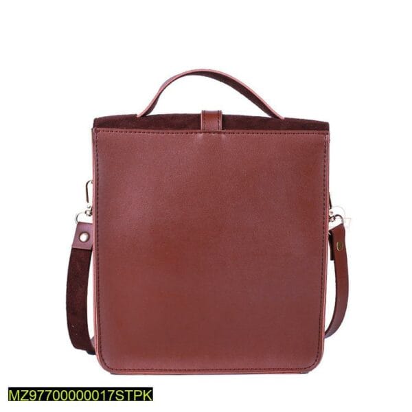 Women Trendy Cross Body Bag Brown - Image 3