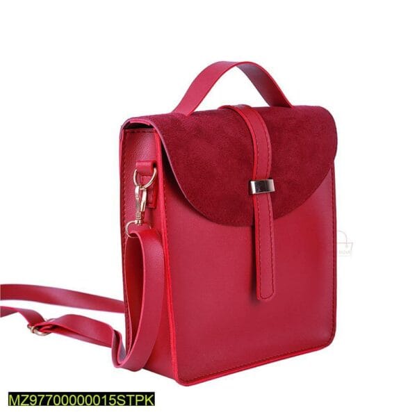 Women Trendy Cross Body Bag Red - Image 2