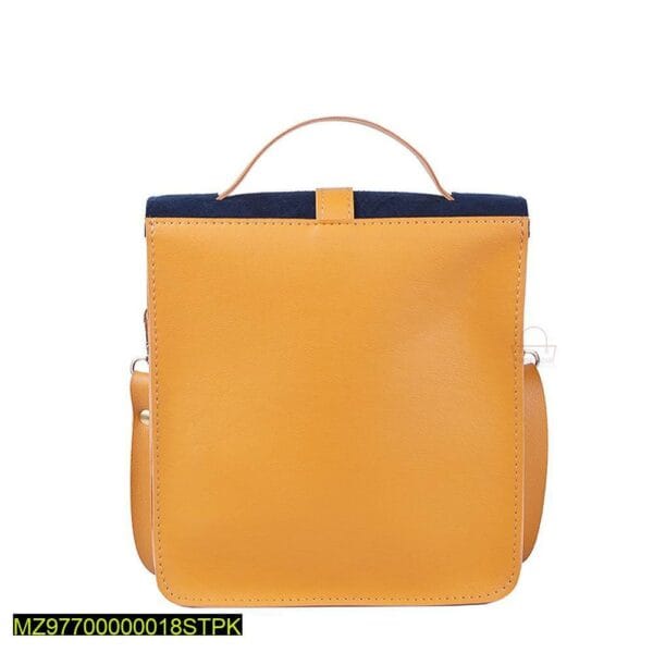 Women Trendy Cross Body Bag Yellow - Image 2