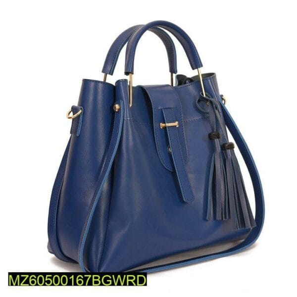 X- 3 Pcs Alexa Blue Hand Bag - Image 8