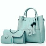 3 Pcs Women leather Bag