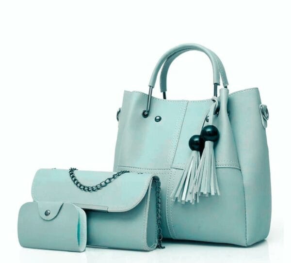 3 Pcs Women leather Bag