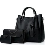 3 Pcs Women leather Bag